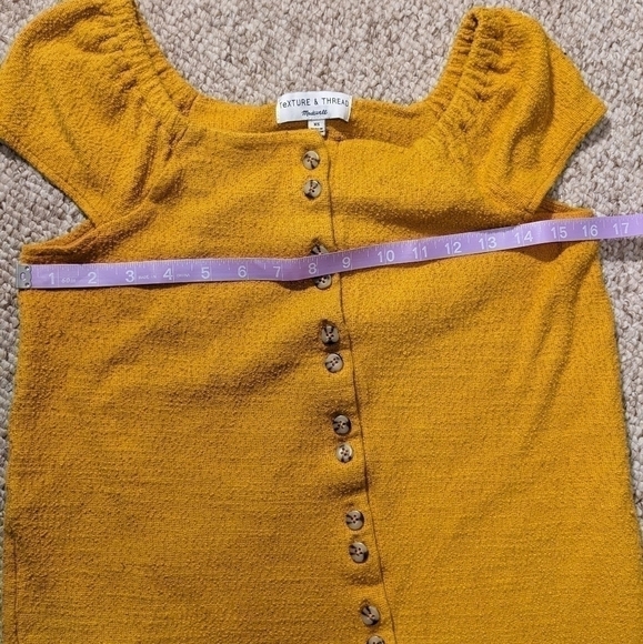 TEXTURE and Thread, Madewell button front dress size XS - Picture 4 of 8